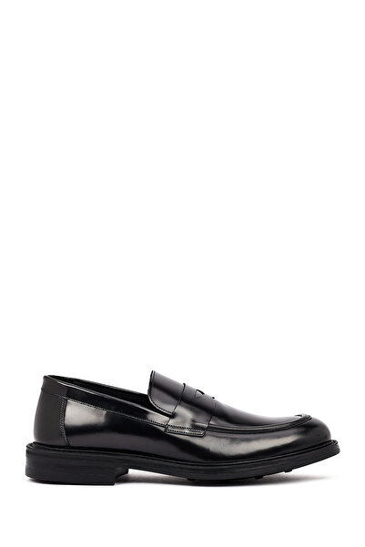 Derimod Men's Black Leather Casual Loafer 25Wfd750522