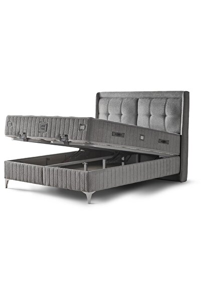 Mobilya Dükkanım Felix 150x200 Çift Kişilik Baza Başlık Seti