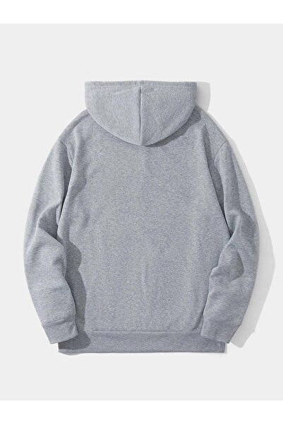 Mythologie Unisex Hooded Oversize Crossed Face Sweatshirt