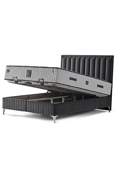 Mobilya Dükkanım Still 150x200 Çift Kişilik Baza Başlık Seti