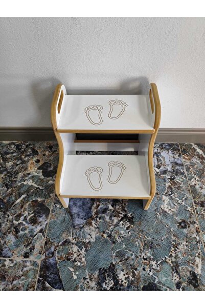 akçehome Montessori Basamak Tabure Çocuk Banyo Wc Lavabo Merdiven Yükseltici