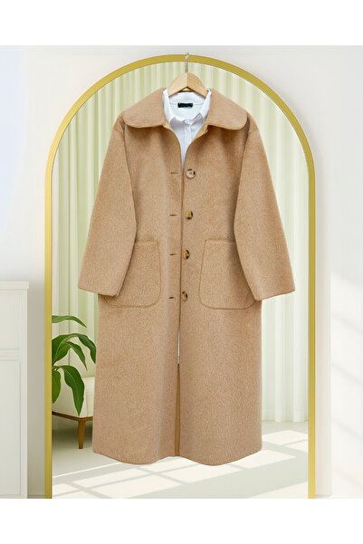 Modamorfo Buttoned Pocket Coat - Mink