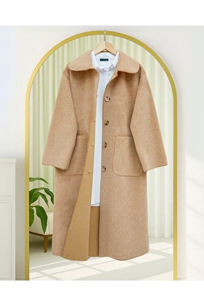 Modamorfo Buttoned Pocket Coat - Mink