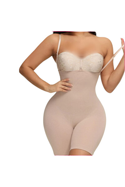 Fstyle Women's full body shaper with three straps for high stability, occasion shapers