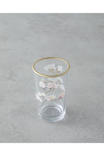 English Home Sakura Dream Glass Coffee Side Cup Transparent