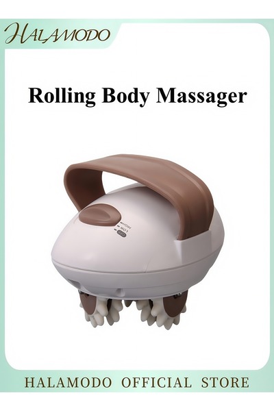 HALAMODO جهاز تدليك محمول باليد مع بكرات قابلة للفصل وجهاز تدليك قابل للتعديل...