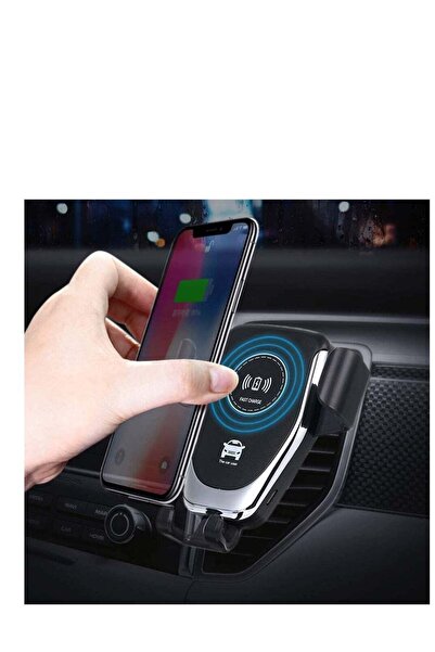 Generic 2-in-1 Wireless Car Holder and Charger, 10W Fast Charging with QI Technology, Automatic for Mobile P