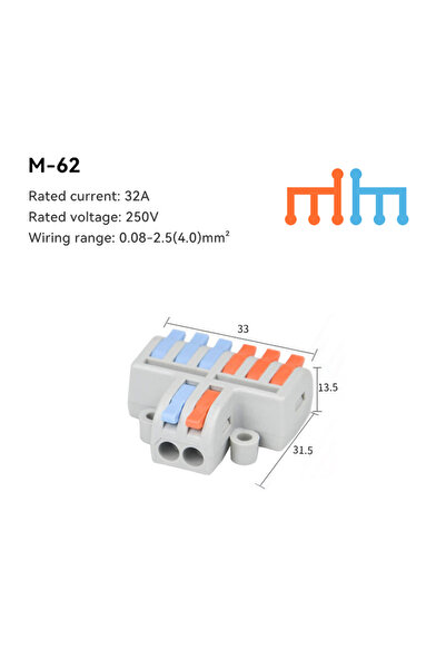 Choice15 10 قطع M-62 10/30/50 قطعة موصلات كابلات توصيل سريعة صغيرة الحجم موزع...