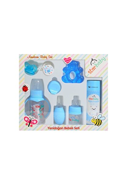 teknotrust Yenidoğan bebek seti: biberon ve emzikler, 7 parça, nazik ve güvenli kullanım için hazır