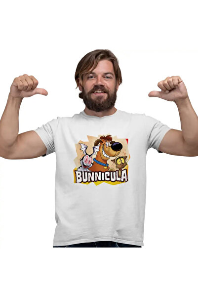 OEM Tricou Barbati Bunnicula Draculas Vampirul Iepuras