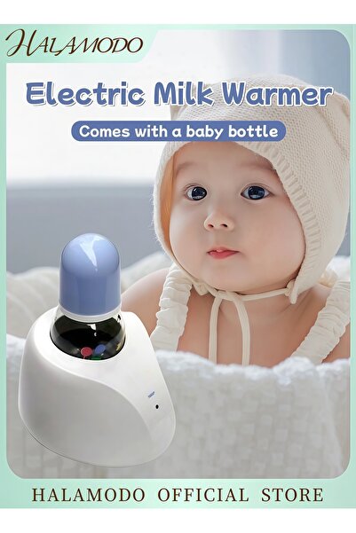 HALAMODO سخان كهربائي محمول لزجاجات الأطفال مع درجة حرارة ثابتة للزجاج