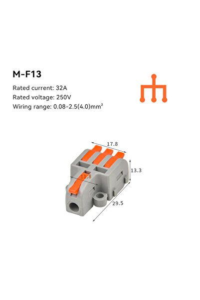 Choice13 10 قطع M-F13 10/30/50 قطعة موصلات كابلات توصيل سريعة صغيرة الحجم موز...