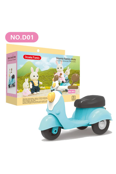 Choice3 D01 1:12 أثاث مصغر غابة مطبخ عائلي لعبة طاولة طعام إكسسوارات بيت الدم...