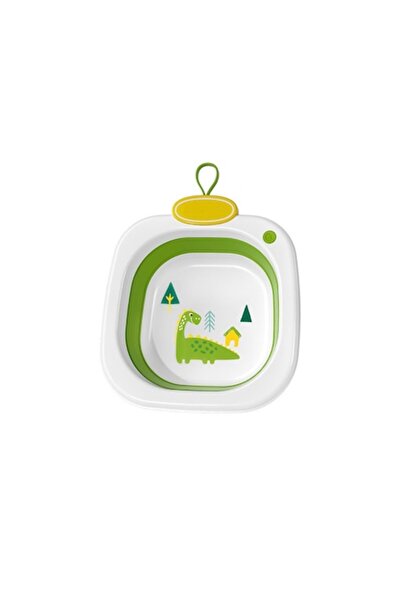 FONIX Πτυσσόμενος Νιπτήρας για Παιδιά, Comando Kids, Μοντέλο Dino, Λαδί