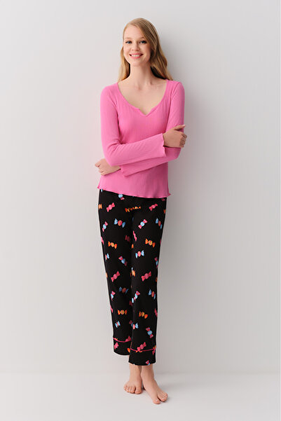 SUWEN Candy Pajama Set