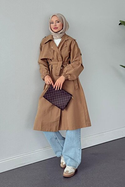 HAZA MODA Bym Muadil Trençkot Camel