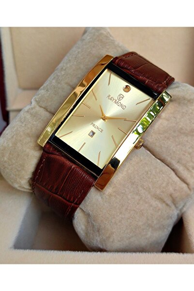 Raymond Classic Brown Cord Men's Wristwatch