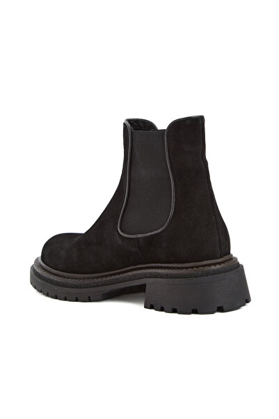 Dıvarese Siyah Lastikli Kadın Bot