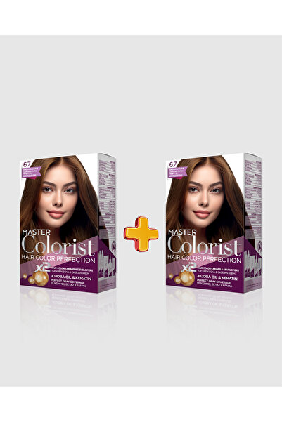 Master colorist 2'li Hair Color Perfection Set Saç Boyası 6.7 Çikolata Kahve