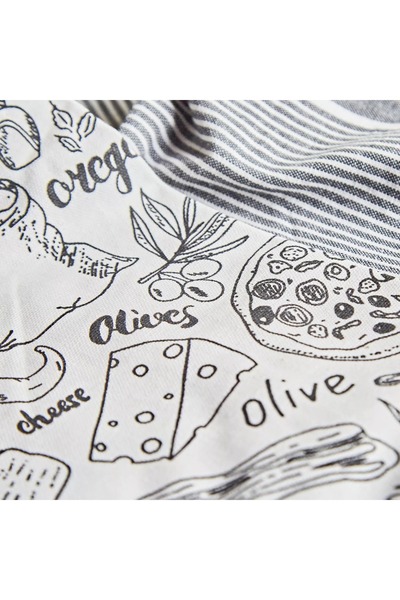 Generic Pizzeria 2-Piece Kitchen Towel Set - 50x70 cm