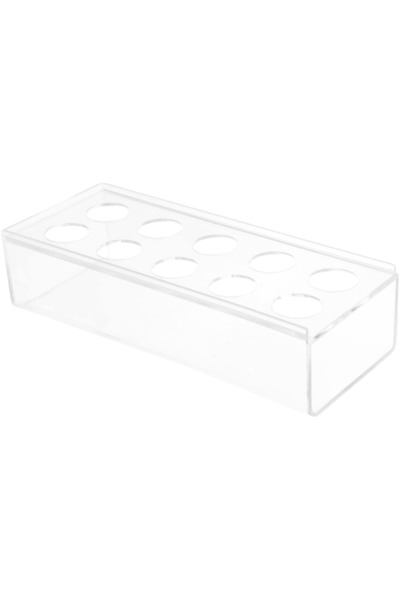 Whimlets Acrylic vase-type holder for artificial or natural flower arrangements, 25 cm X 6.5 cm