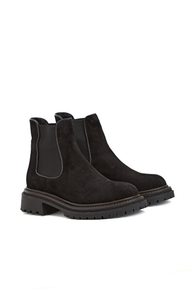 Dıvarese Siyah Lastikli Kadın Bot