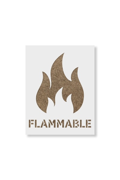 Maxrom Sablon Perete vopsire, tencuiala 0.7mm Flammable Symbol Refolosibil, m...