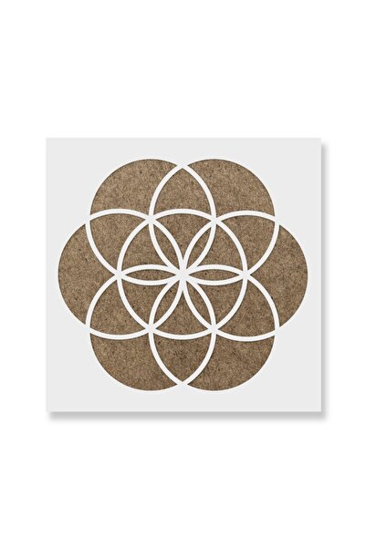 Maxrom Sablon Perete vopsire, tencuiala 0.7mm Seed of Life Refolosibil, model...