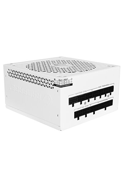 Rampage RAGE P15 1000W 80+ GOLD APFC 14cm HDB Fan FULL-MODULER ATX3.0+PCIe5.0 Beyaz Gaming Power Supply