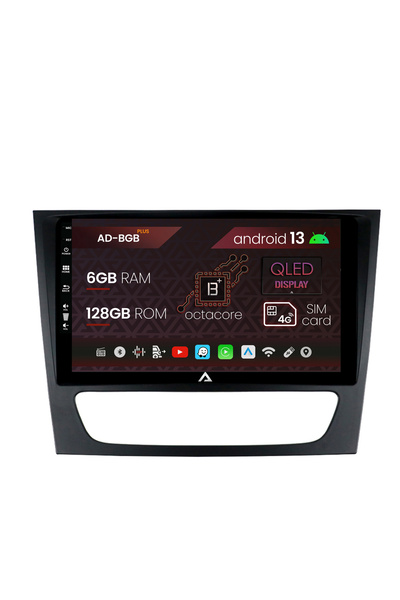 AutoDrop Navigatie Mercedes Benz W211/CLS, Android 13, B-Octa / 6GB + 128GB, 9"