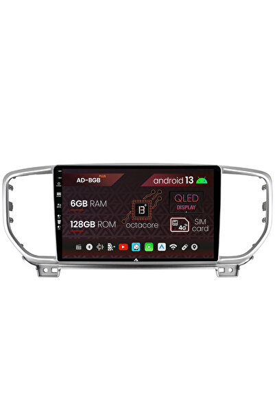 AutoDrop Navigatie Kia Sportage (2018+), Android 13, B-Octa / 6GB + 128GB, 9"