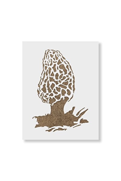 Maxrom Sablon Perete vopsire, tencuiala 0.7mm Morel Mushroom Refolosibil, mod...