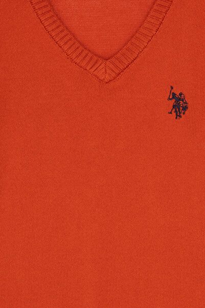 U.S. Polo Assn. Boy's Tile Crew Neck Basic Sweater 50315611-Vr031