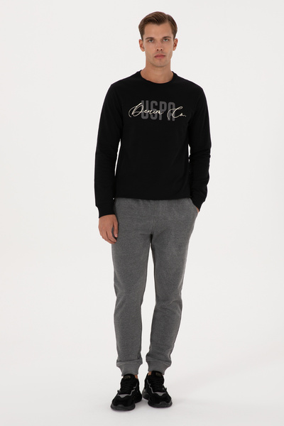 U.S. Polo Assn. Men's Anthracite Melange Sweatpants 50313759-Vr081