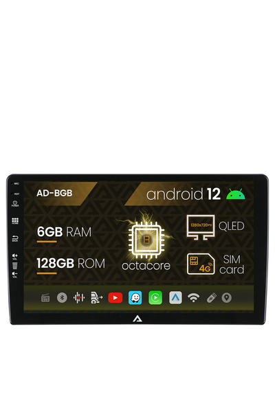 AutoDrop Navigatie All-in-one Universala, Android 13, B-Octa / 6GB + 128GB, 1...