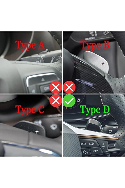 YıldızTuning Cupra Formentor Terramar Leon Ateca F1 Kulakçık Bronz Vites Pedalı Shifter Metal