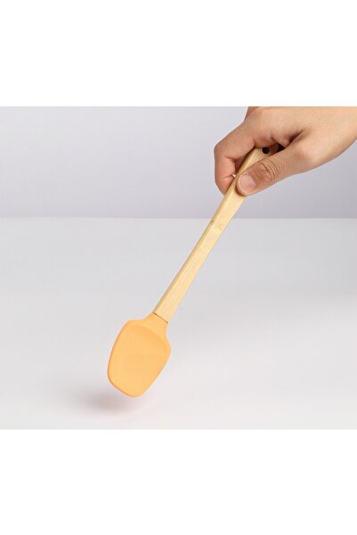 Flippy Set of 5 Mini Flippy Silicone Spatulas, Brush, Oak, Multicolor