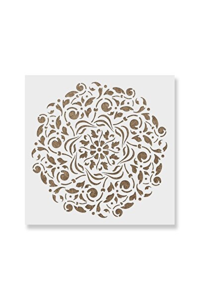 Maxrom Sablon Perete vopsire, tencuiala 0.7mm Scheele Mandala Refolosibil, mo...