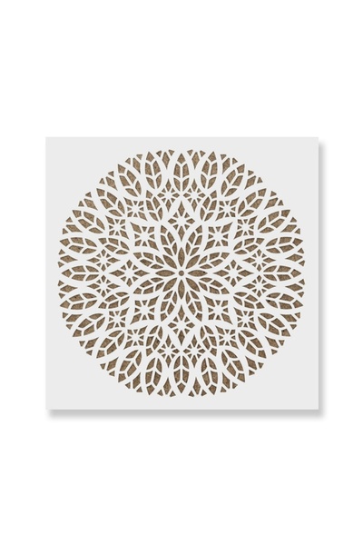 Maxrom Sablon Perete vopsire, tencuiala 0.7mm Katedraali Mandala Refolosibil,...