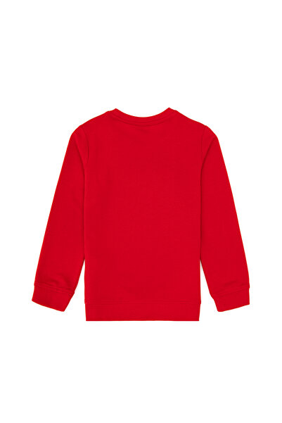 U.S. Polo Assn. Boy's Red Crew Neck Sweatshirt 50313900-Vr171