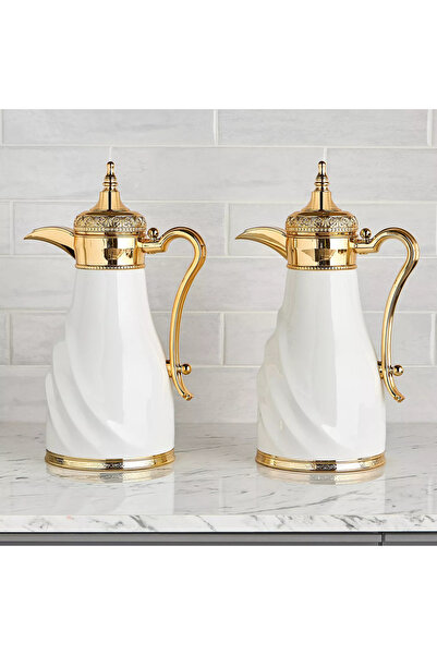 Generic Dunes 2-Piece Porcelain Flask Set