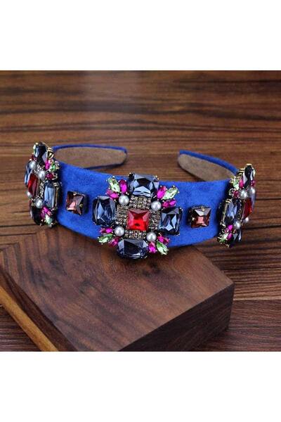 Pursehuit Bentiță albastră, cu pietre, Ingar C1