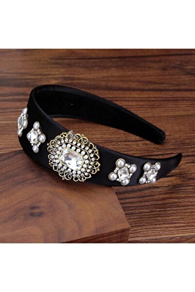 Pursehuit Bentiță neagră, cu pietre, Ingabritta C1