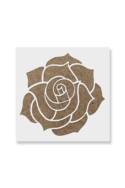 Maxrom Sablon Perete vopsire, tencuiala 0.7mm Rose Stencil Refolosibil, model...