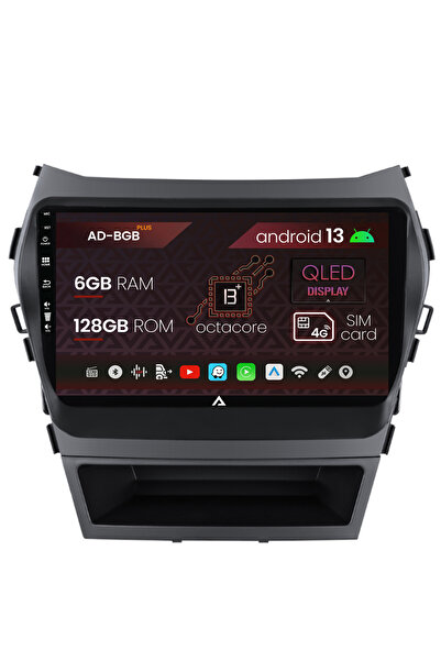 AutoDrop Navigatie Hyundai Santa Fe IX45 (2013-2017), Android 13, B-Octa/6GB ...