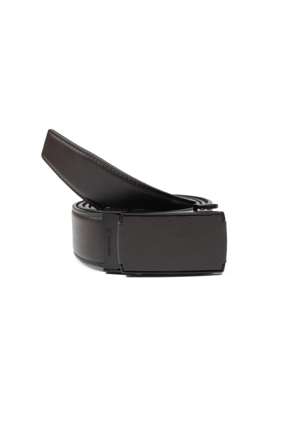 Toro Nero Men's Belt in Brown Leather Moderny Automatic - ToroNero