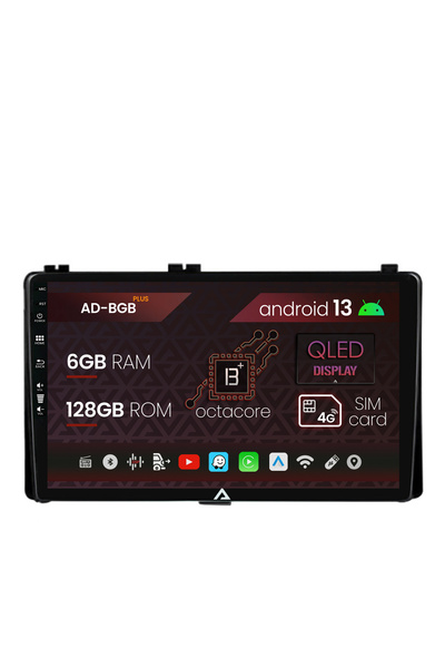 AutoDrop Navigatie Toyota Auris/ Corolla (2016-2018), Android 13, B-Octa/6GB ...