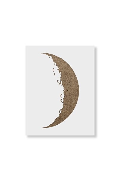 Maxrom Sablon Perete vopsire, tencuiala 0.7mm Crescent Moon Refolosibil, mode...
