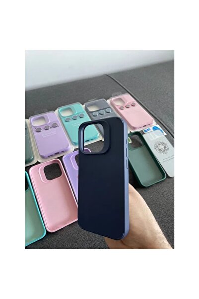 Flippy Liquid Silicone Case for Apple iPhone 14 Pro Max - Navy Blue