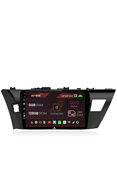 AutoDrop Navigatie Toyota Corolla (2012-2016), Android 13, B-Octa / 6GB + 128...